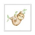 Picture of Swinging Sloth II  _GroupedProduct_Square_Mini_ _GroupedProduct_Square_Framed_Matted_