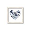 Picture of Blue Heart Hockey _GroupedProduct_Square_Mini_ _GroupedProduct_Square_Framed_Matted_