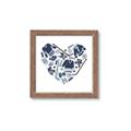 Picture of Blue Heart Hockey _GroupedProduct_Square_Mini_ _GroupedProduct_Square_Framed_Matted_