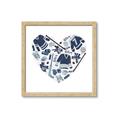 Picture of Blue Heart Hockey _GroupedProduct_Square_Mini_ _GroupedProduct_Square_Framed_Matted_
