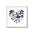 Picture of Blue Heart Hockey _GroupedProduct_Square_Mini_ _GroupedProduct_Square_Framed_Matted_