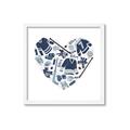 Picture of Blue Heart Hockey _GroupedProduct_Square_Mini_ _GroupedProduct_Square_Framed_Matted_