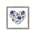 Picture of Blue Heart Hockey _GroupedProduct_Square_Mini_ _GroupedProduct_Square_Framed_Matted_