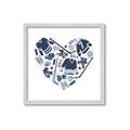 Picture of Blue Heart Hockey _GroupedProduct_Square_Mini_ _GroupedProduct_Square_Framed_Matted_