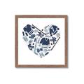 Picture of Blue Heart Hockey _GroupedProduct_Square_Mini_ _GroupedProduct_Square_Framed_Matted_
