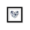 Picture of Blue Heart Hockey _GroupedProduct_Square_Mini_ _GroupedProduct_Square_Framed_Matted_