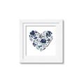 Picture of Blue Heart Hockey _GroupedProduct_Square_Mini_ _GroupedProduct_Square_Framed_Matted_