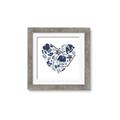 Picture of Blue Heart Hockey _GroupedProduct_Square_Mini_ _GroupedProduct_Square_Framed_Matted_