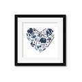 Picture of Blue Heart Hockey _GroupedProduct_Square_Mini_ _GroupedProduct_Square_Framed_Matted_