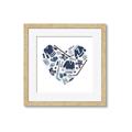 Picture of Blue Heart Hockey _GroupedProduct_Square_Mini_ _GroupedProduct_Square_Framed_Matted_