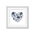 Picture of Blue Heart Hockey _GroupedProduct_Square_Mini_ _GroupedProduct_Square_Framed_Matted_