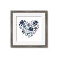 Picture of Blue Heart Hockey _GroupedProduct_Square_Mini_ _GroupedProduct_Square_Framed_Matted_
