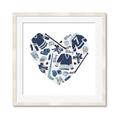 Picture of Blue Heart Hockey _GroupedProduct_Square_Mini_ _GroupedProduct_Square_Framed_Matted_