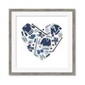 Picture of Blue Heart Hockey _GroupedProduct_Square_Mini_ _GroupedProduct_Square_Framed_Matted_