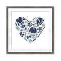 Picture of Blue Heart Hockey _GroupedProduct_Square_Mini_ _GroupedProduct_Square_Framed_Matted_