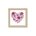 Picture of Pink Heart Hockey _GroupedProduct_Square_Mini_ _GroupedProduct_Square_Framed_Matted_