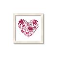 Picture of Pink Heart Hockey _GroupedProduct_Square_Mini_ _GroupedProduct_Square_Framed_Matted_