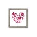 Picture of Pink Heart Hockey _GroupedProduct_Square_Mini_ _GroupedProduct_Square_Framed_Matted_