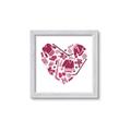 Picture of Pink Heart Hockey _GroupedProduct_Square_Mini_ _GroupedProduct_Square_Framed_Matted_