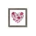 Picture of Pink Heart Hockey _GroupedProduct_Square_Mini_ _GroupedProduct_Square_Framed_Matted_