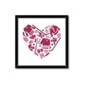 Picture of Pink Heart Hockey _GroupedProduct_Square_Mini_ _GroupedProduct_Square_Framed_Matted_