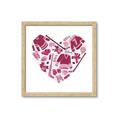 Picture of Pink Heart Hockey _GroupedProduct_Square_Mini_ _GroupedProduct_Square_Framed_Matted_