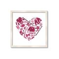Picture of Pink Heart Hockey _GroupedProduct_Square_Mini_ _GroupedProduct_Square_Framed_Matted_