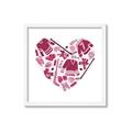 Picture of Pink Heart Hockey _GroupedProduct_Square_Mini_ _GroupedProduct_Square_Framed_Matted_