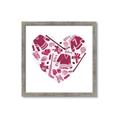 Picture of Pink Heart Hockey _GroupedProduct_Square_Mini_ _GroupedProduct_Square_Framed_Matted_