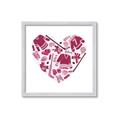 Picture of Pink Heart Hockey _GroupedProduct_Square_Mini_ _GroupedProduct_Square_Framed_Matted_