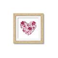 Picture of Pink Heart Hockey _GroupedProduct_Square_Mini_ _GroupedProduct_Square_Framed_Matted_
