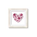 Picture of Pink Heart Hockey _GroupedProduct_Square_Mini_ _GroupedProduct_Square_Framed_Matted_