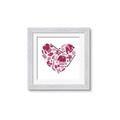Picture of Pink Heart Hockey _GroupedProduct_Square_Mini_ _GroupedProduct_Square_Framed_Matted_