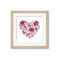 Picture of Pink Heart Hockey _GroupedProduct_Square_Mini_ _GroupedProduct_Square_Framed_Matted_