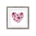 Picture of Pink Heart Hockey _GroupedProduct_Square_Mini_ _GroupedProduct_Square_Framed_Matted_