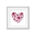 Picture of Pink Heart Hockey _GroupedProduct_Square_Mini_ _GroupedProduct_Square_Framed_Matted_