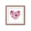 Picture of Pink Heart Hockey _GroupedProduct_Square_Mini_ _GroupedProduct_Square_Framed_Matted_