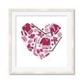 Picture of Pink Heart Hockey _GroupedProduct_Square_Mini_ _GroupedProduct_Square_Framed_Matted_