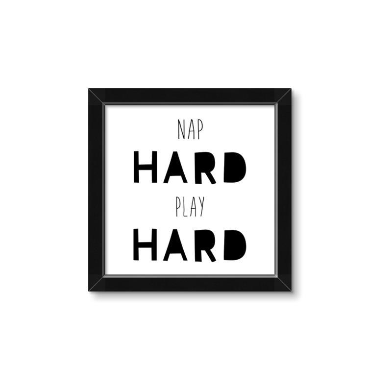 Picture of Nap Hard Play Hard I _GroupedProduct_Square_Mini_ _GroupedProduct_Square_Framed_Matted_