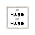 Picture of Nap Hard Play Hard I _GroupedProduct_Square_Mini_ _GroupedProduct_Square_Framed_Matted_