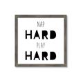 Picture of Nap Hard Play Hard I _GroupedProduct_Square_Mini_ _GroupedProduct_Square_Framed_Matted_
