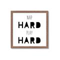 Picture of Nap Hard Play Hard I _GroupedProduct_Square_Mini_ _GroupedProduct_Square_Framed_Matted_
