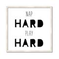 Picture of Nap Hard Play Hard I _GroupedProduct_Square_Mini_ _GroupedProduct_Square_Framed_Matted_