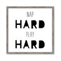 Picture of Nap Hard Play Hard I _GroupedProduct_Square_Mini_ _GroupedProduct_Square_Framed_Matted_