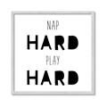 Picture of Nap Hard Play Hard I _GroupedProduct_Square_Mini_ _GroupedProduct_Square_Framed_Matted_