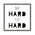 Picture of Nap Hard Play Hard I _GroupedProduct_Square_Mini_ _GroupedProduct_Square_Framed_Matted_