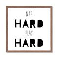Picture of Nap Hard Play Hard I _GroupedProduct_Square_Mini_ _GroupedProduct_Square_Framed_Matted_