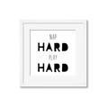 Picture of Nap Hard Play Hard I _GroupedProduct_Square_Mini_ _GroupedProduct_Square_Framed_Matted_