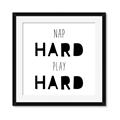 Picture of Nap Hard Play Hard I _GroupedProduct_Square_Mini_ _GroupedProduct_Square_Framed_Matted_