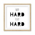 Picture of Nap Hard Play Hard I _GroupedProduct_Square_Mini_ _GroupedProduct_Square_Framed_Matted_